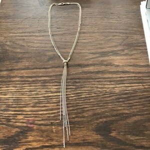 Sterling Silver Y-Drop Necklace